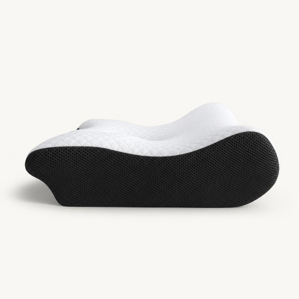 Perfil de la almohada Somnia con sus dos alturas