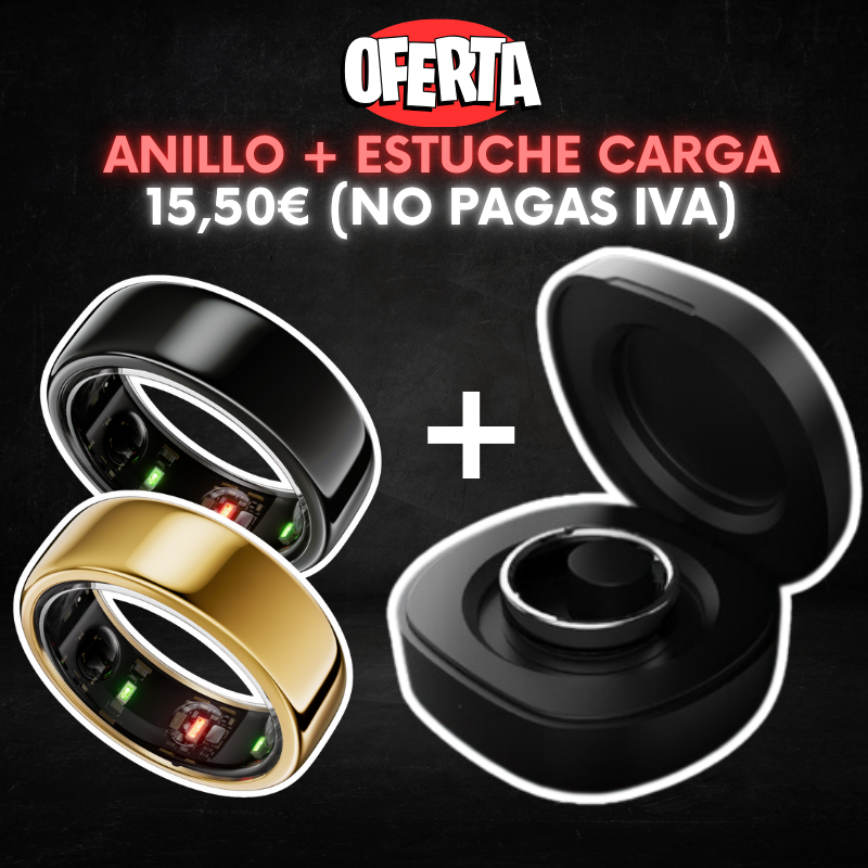Aurapro – Anillo Inteligente de Salud con Estuche de Carga